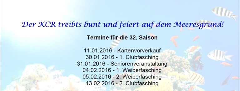 Der KCR sagt Danke...